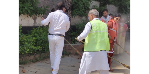 जयपुर का सफाई अभियान: राष्ट्रवादी कार्यकर्ताओं का सामूहिक प्रयास